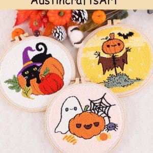 Cute Halloween Punch Needle Kit